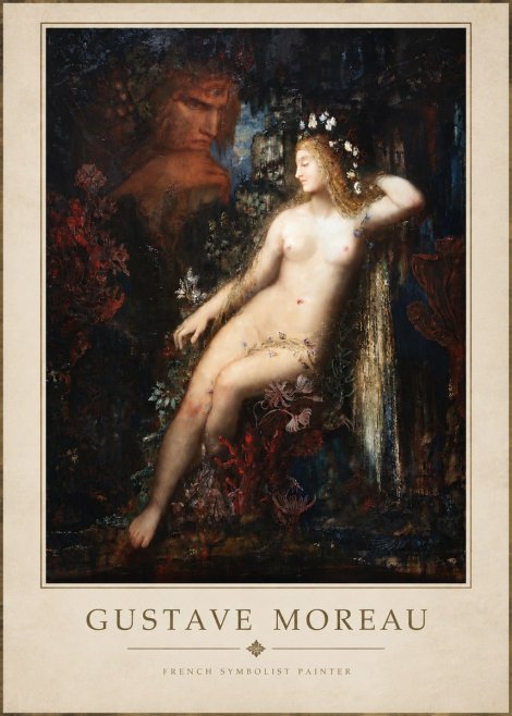 Gustave Moreau Hélène No4 - Poszter