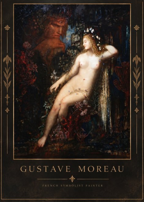 Gustave Moreau Hélène No6 - Poszter