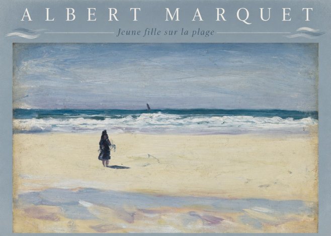 Albert Marquet Jeune Fille Sur La Plage No4 - Poszter