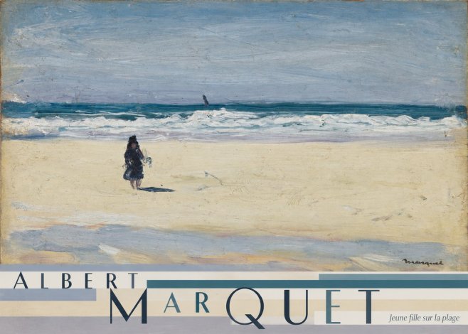 Albert Marquet Jeune Fille Sur La Plage No5 - Poszter