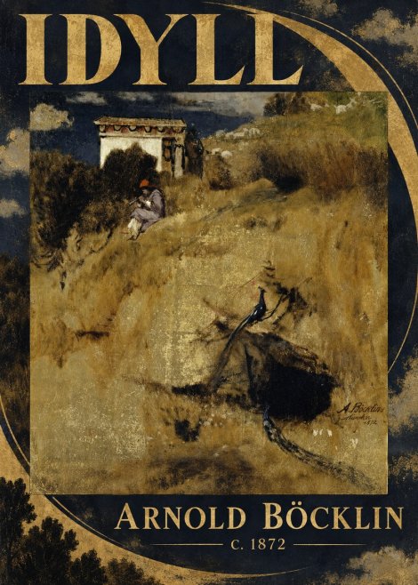 Arnold Böcklin Idyll - Fragment Eines Wandschirms No5 - Poszter