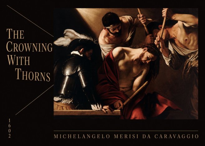 Michelangelo Merisi da Caravaggio The Crowning with Thorns II No6 - Poszter