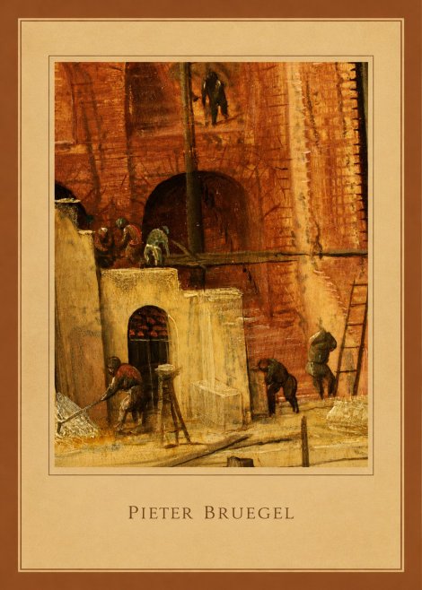 Pieter Bruegel The Tower of Babel XVI No5 - Poszter