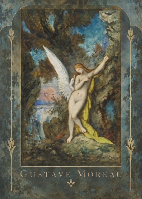 Gustave Moreau Leda and the Swan No6 - Poszter