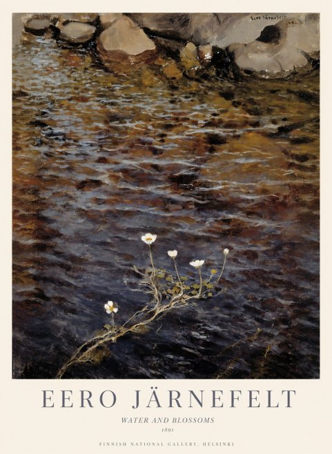 Eero Järnefelt Water and Blossoms No1 - Poszter