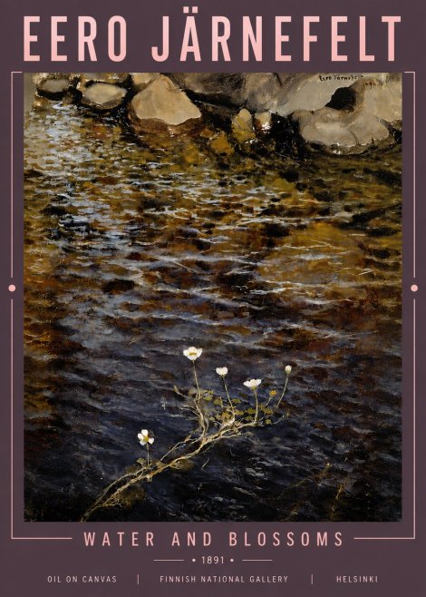 Eero Järnefelt Water and Blossoms No5 - Poszter