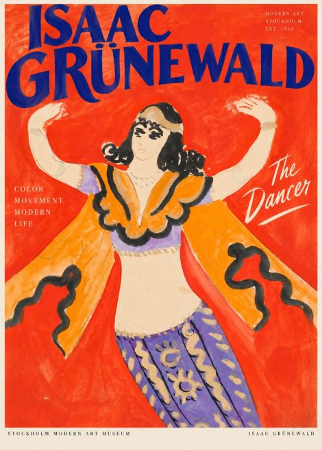 Isaac Grünewald The Dancer I No3 - Poszter