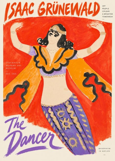 Isaac Grünewald The Dancer I No4 - Poszter