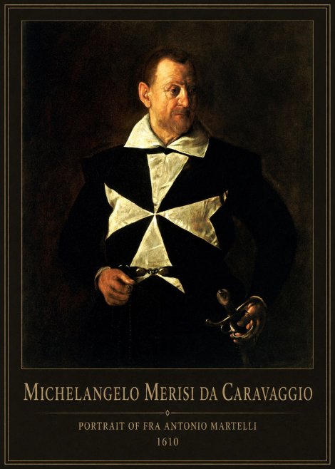 Michelangelo Merisi da Caravaggio Portrait of Fra Antonio Martelli No1 - Poszter