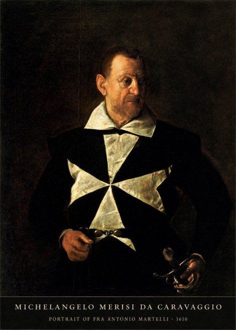 Michelangelo Merisi da Caravaggio Portrait of Fra Antonio Martelli No5 - Poszter