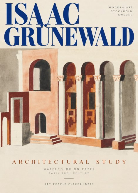 Isaac Grünewald Architectural Study I No6 - Poszter