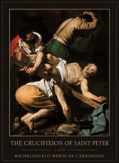 Michelangelo Merisi da Caravaggio The Crucifixion of Saint Peter IV No1 - Poszter