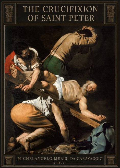 Michelangelo Merisi da Caravaggio The Crucifixion of Saint Peter IV No3 - Poszter
