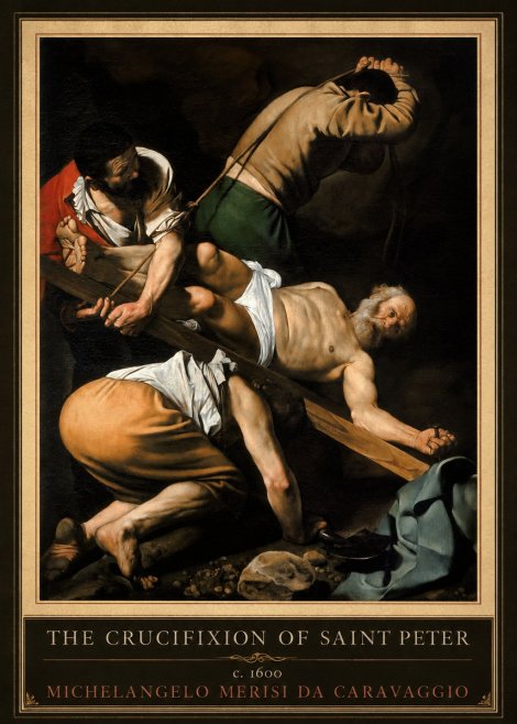 Michelangelo Merisi da Caravaggio The Crucifixion of Saint Peter IV No5 - Poszter