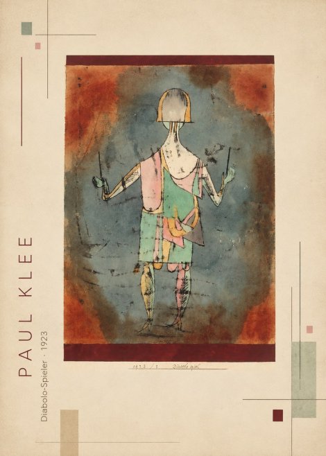 Paul Klee Diabolo-spieler No2 - Poszter