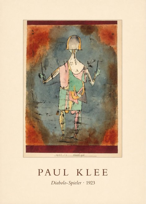 Paul Klee Diabolo-spieler No3 - Poszter