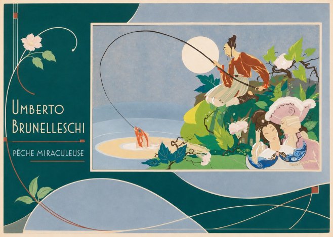 Umberto Brunelleschi Pêche Miraculeuse No2 - Poszter