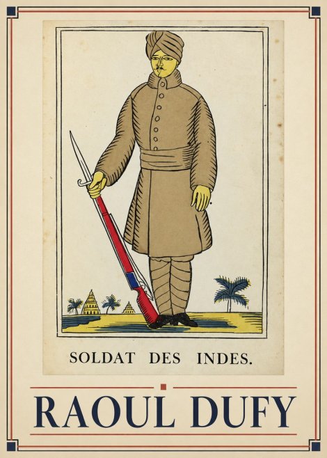 Raoul Dufy Soldat Des Indes. No1 - Poszter