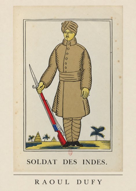 Raoul Dufy Soldat Des Indes. No6 - Poszter