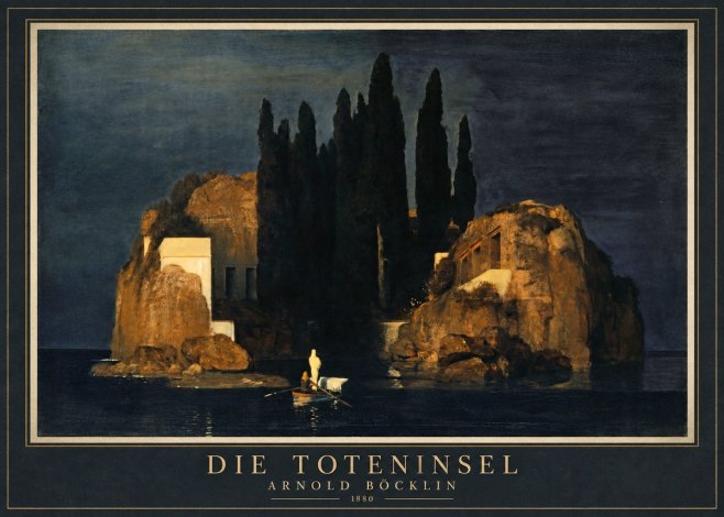 Arnold Böcklin Die Toteninsel VI No1 - Poszter