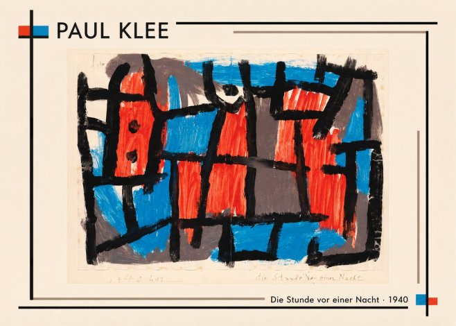 Paul Klee Die Stunde Vor Einer Nacht No2 - Poszter