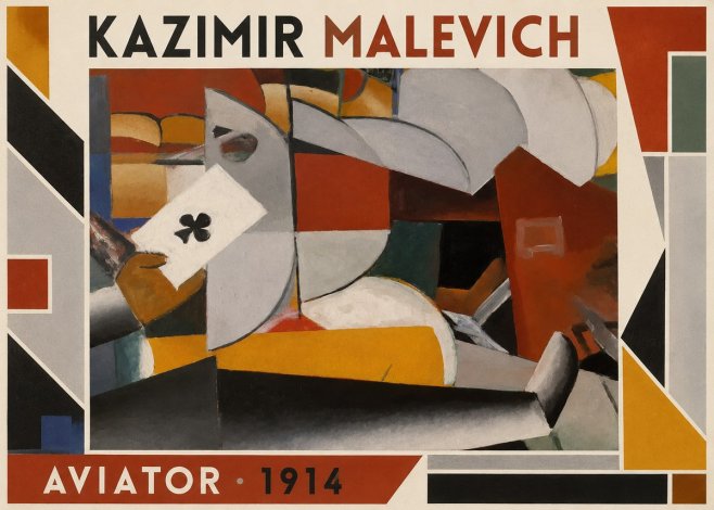 Kazimir Malevich Aviator No1 - Poszter