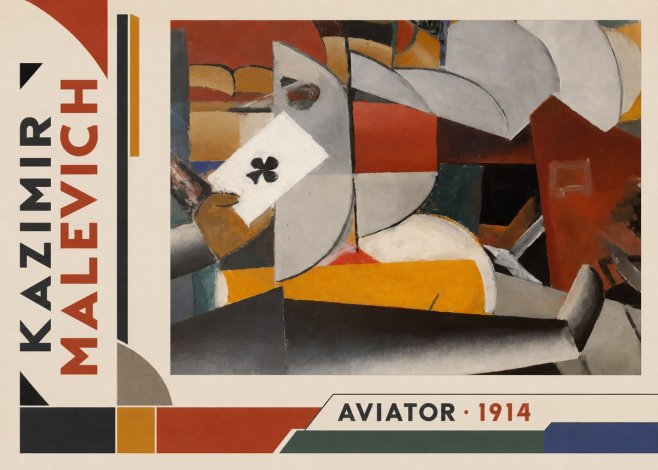 Kazimir Malevich Aviator No2 - Poszter