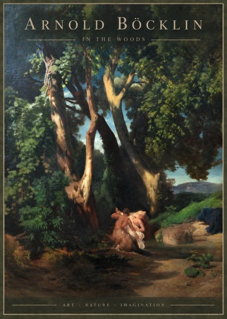 Arnold Böcklin In the Woods No6 - Poszter