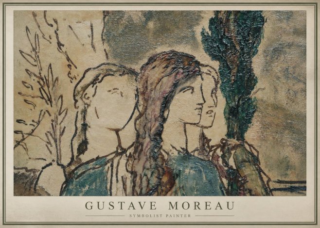Gustave Moreau Untitled II No1 - Poszter