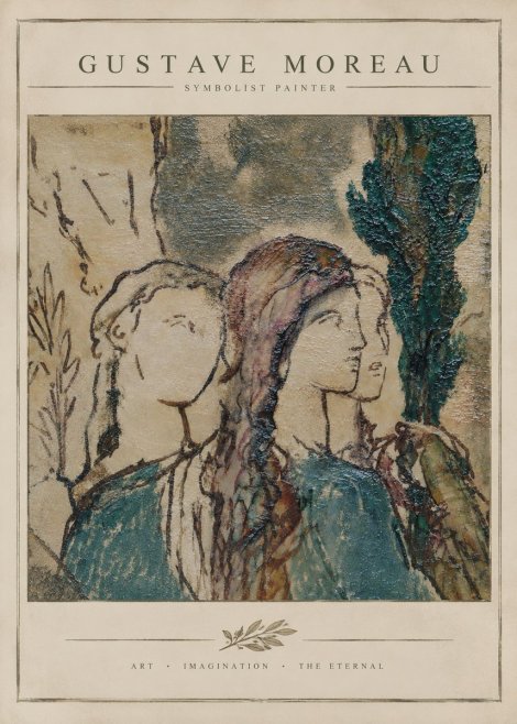 Gustave Moreau Untitled II No2 - Poszter