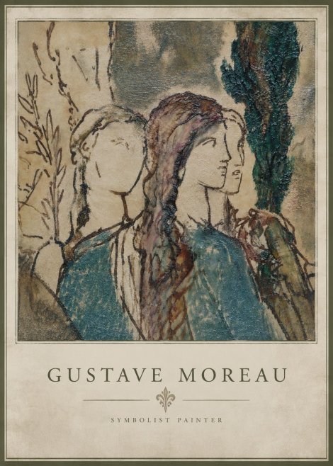 Gustave Moreau Untitled II No3 - Poszter
