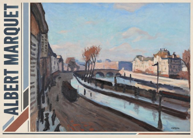 Albert Marquet Le Pont-neuf No2 - Poszter
