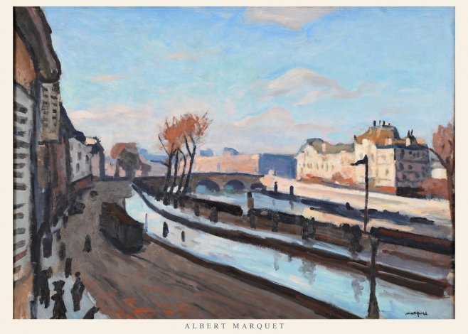 Albert Marquet Le Pont-neuf No6 - Poszter
