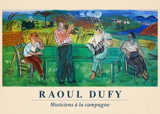 Raoul Dufy Musiciens À La Campagne No6 - Poszter