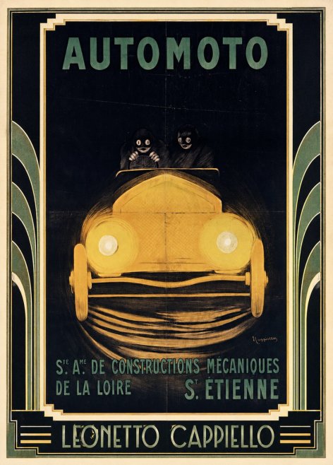 Leonetto Cappiello Automoto No1 - Poszter