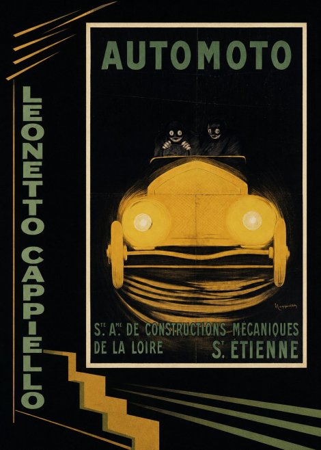 Leonetto Cappiello Automoto No2 - Poszter