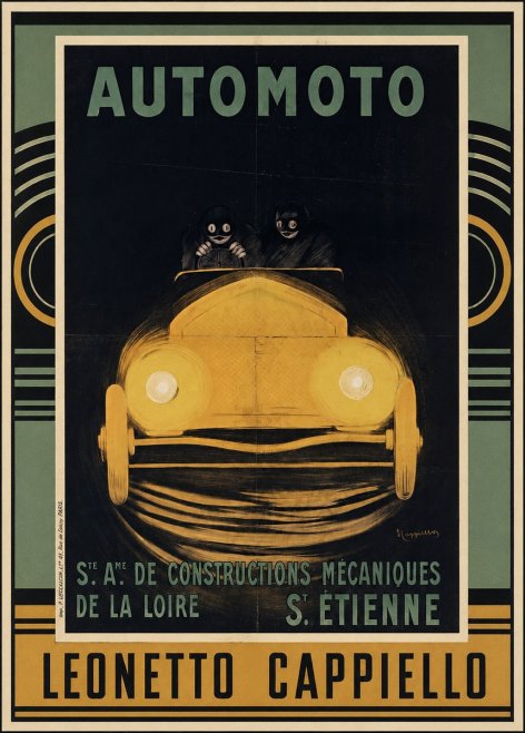 Leonetto Cappiello Automoto No3 - Poszter