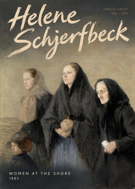 Helene Schjerfbeck Women at the Shore No3 - Poszter
