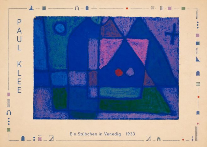Paul Klee Ein Stübchen in Venedig No4 - Poszter