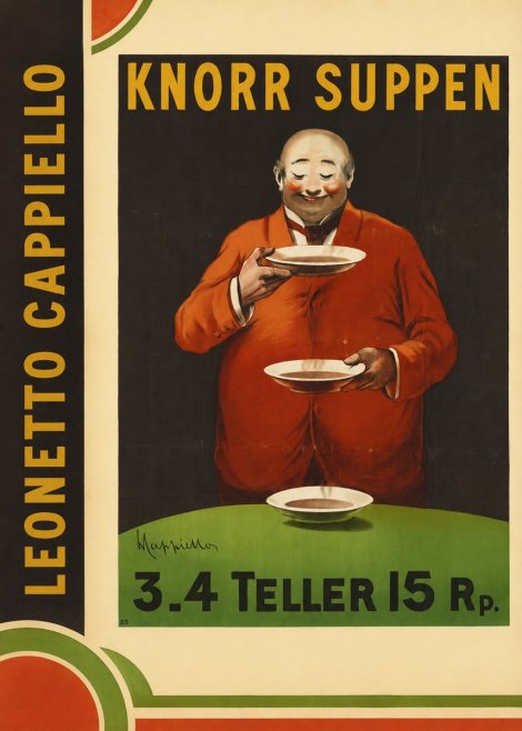 Leonetto Cappiello Knorr Suppen No2 - Poszter