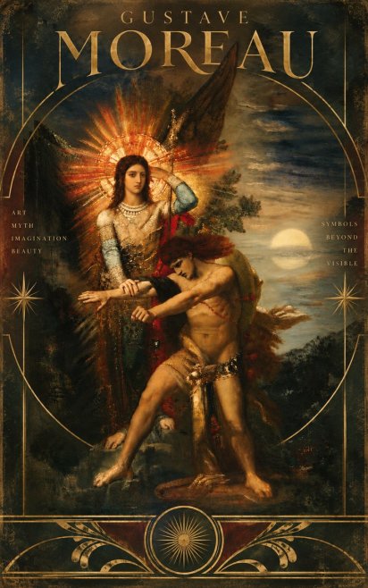 Gustave Moreau The Archangel Michael No6 - Poszter