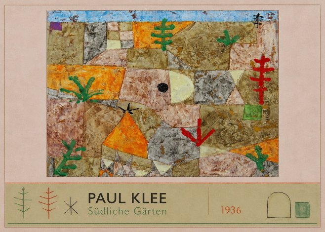 Paul Klee Südliche Gärten No2 - Poszter