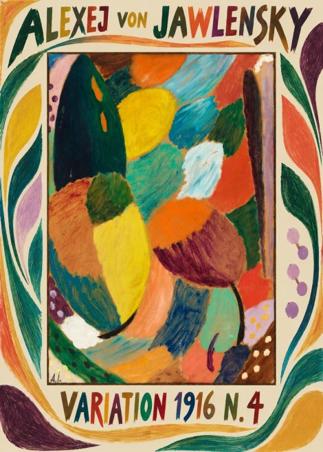 Alexej von Jawlensky Variation 1916 N.4 No3 - Poszter
