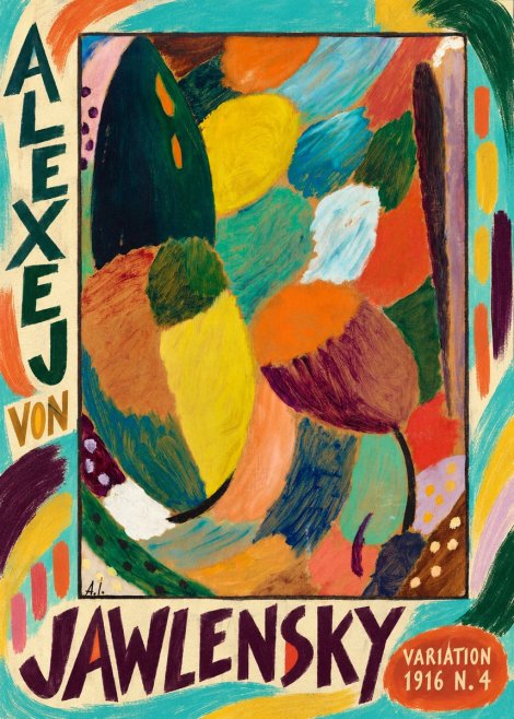 Alexej von Jawlensky Variation 1916 N.4 No6 - Poszter