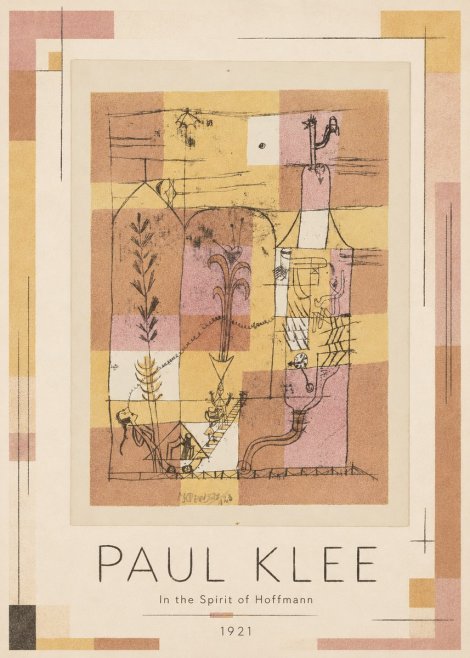 Paul Klee In the Spirit of Hoffmann No1 - Poszter