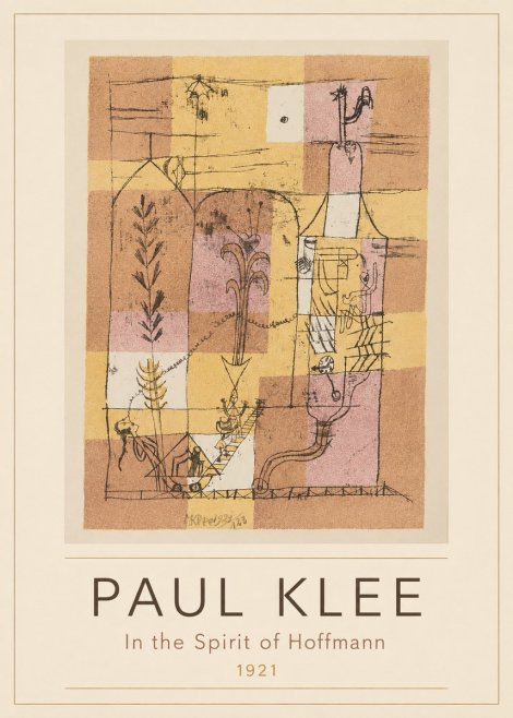 Paul Klee In the Spirit of Hoffmann No3 - Poszter