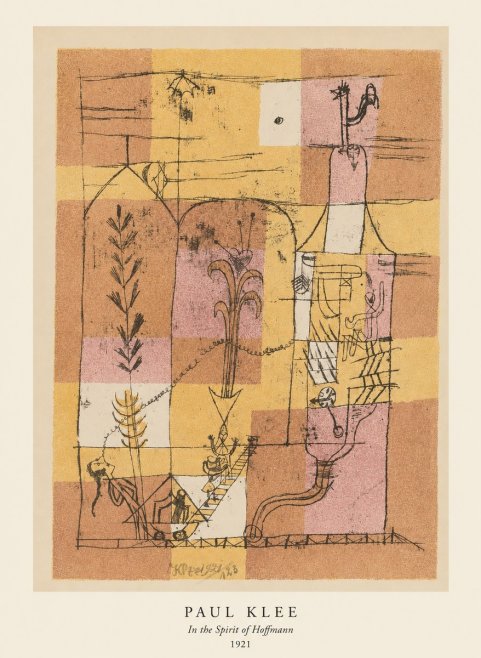 Paul Klee In the Spirit of Hoffmann No5 - Poszter