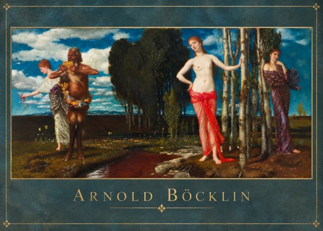 Arnold Böcklin Spring Evening No2 - Poszter