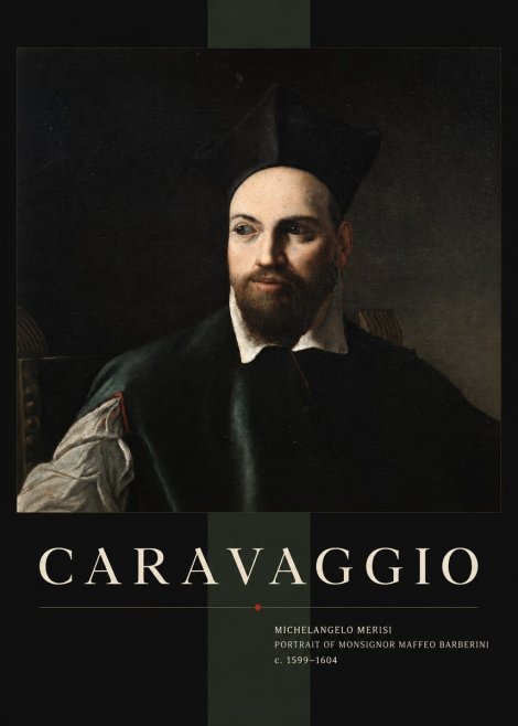 Michelangelo Merisi da Caravaggio Portrait of Monsignor Maffeo Barberini No4 - Poszter