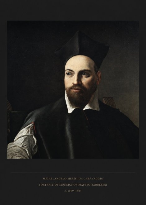 Michelangelo Merisi da Caravaggio Portrait of Monsignor Maffeo Barberini No5 - Poszter
